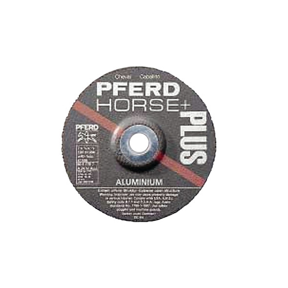 Type 27 SG Depressed Center Grinding Wheel, 4-1/2 in Dia, 1/4 in Thick, 7/8 Arbor, 24 Grit Pack of 10