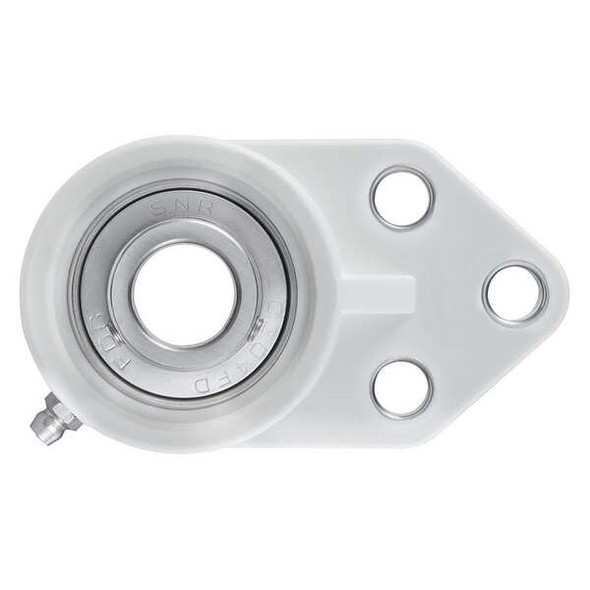 Ntn Flange Bearing,3-Bolt,Ball,20mm Bore SUCFBL204