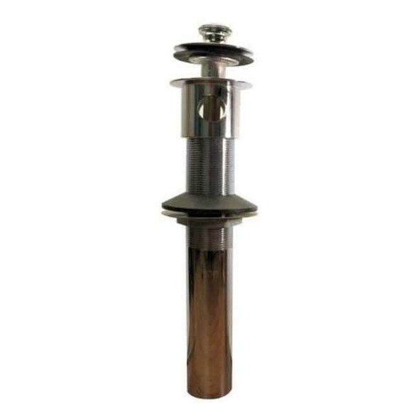 Watco Push Pull Lav Drain,w/Overflow,1-1/4 In 800-PP-BRS-CP