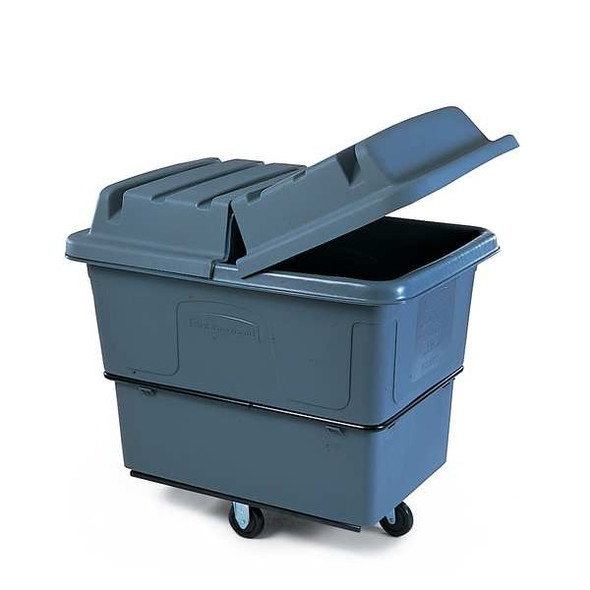 Rubbermaid Commercial Utility Truck,7/16cu yd.,800lb Cap,Black FG471200BLA