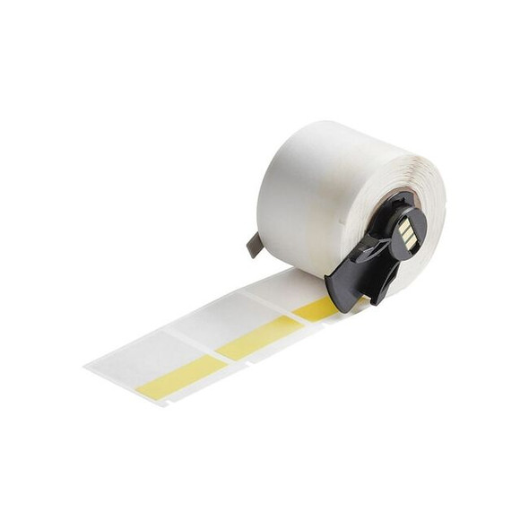 Brady WraparoundLabel,Yellow,Vinyl,1-1/2inW M6-32-427-YL