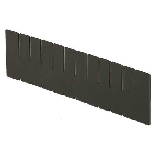 Lewisbins Plastic Divider, Black, 15 9/16 in L, 4 7/16 in H DV1750 XL