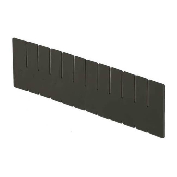 Lewisbins Plastic Divider, Black, 15 9/16 in L, 4 7/16 in H DV1750 XL