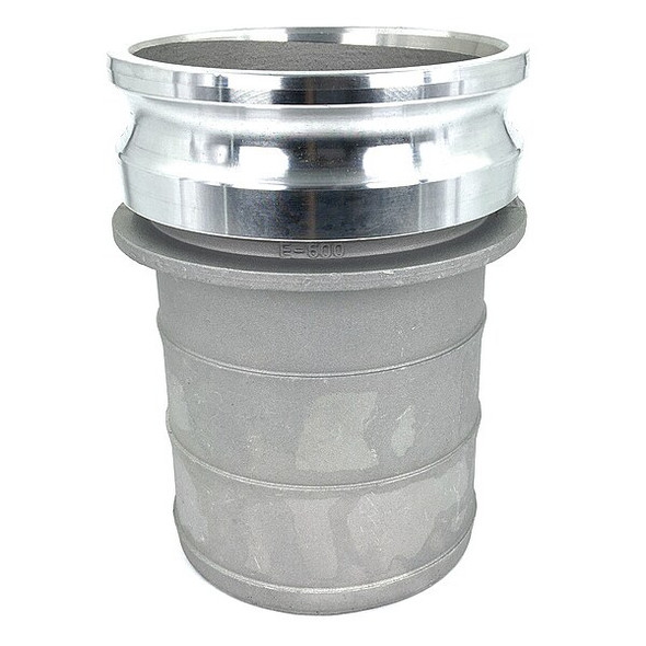 Cam and Groove Adapter, 6", Aluminum, Coupling Type: Type E