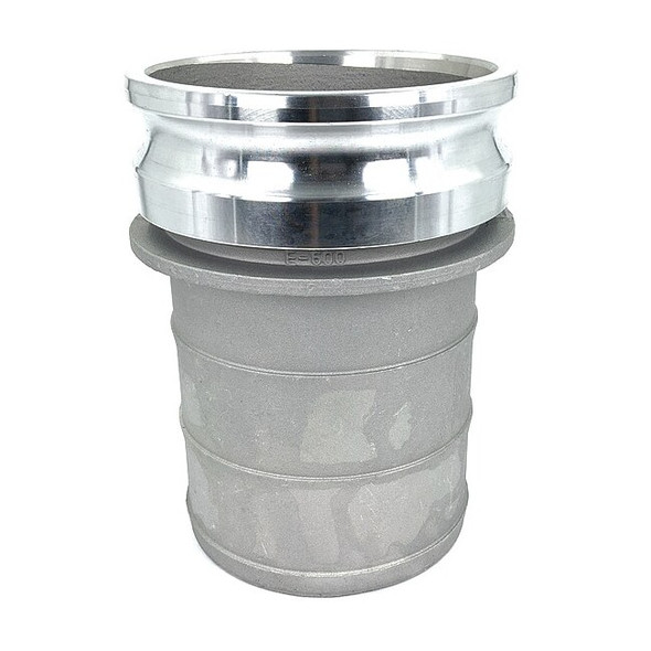 Cam and Groove Adapter, 6", Aluminum, Coupling Type: Type E