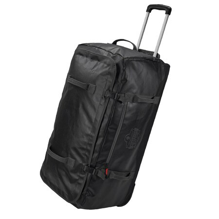 Ergodyne Black Water-Resistant Wheeled Duffel Bag - L 5032L