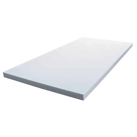Insulation Sheet, Melamine Foam, 24 in x 48 in, 1 1/2 in Wall, Light gray