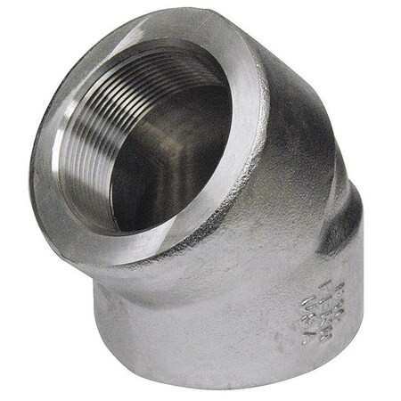 Manufacturer Varies 1/2" FNPT 304/304L SS 45 Degree Elbow 1000300312