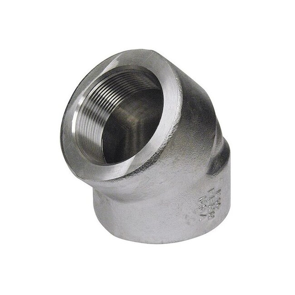 Manufacturer Varies 1/2" FNPT 304/304L SS 45 Degree Elbow 1000300312