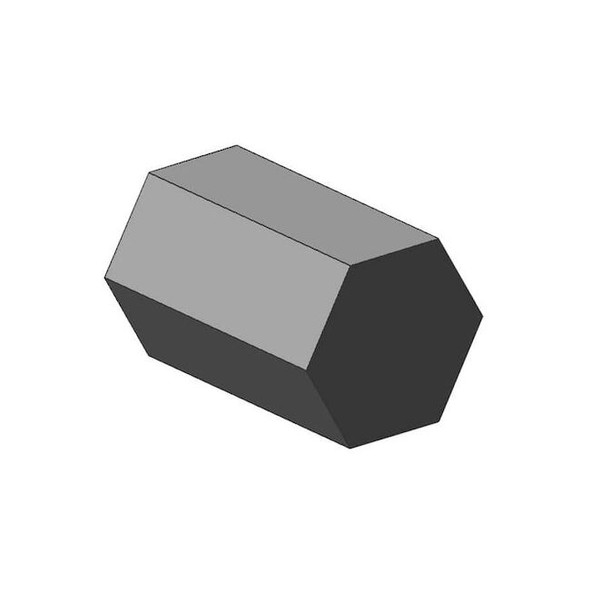 Manufacturer Varies CarbonSteelHexBar,0.5in-W,36in-L 18H.5-36