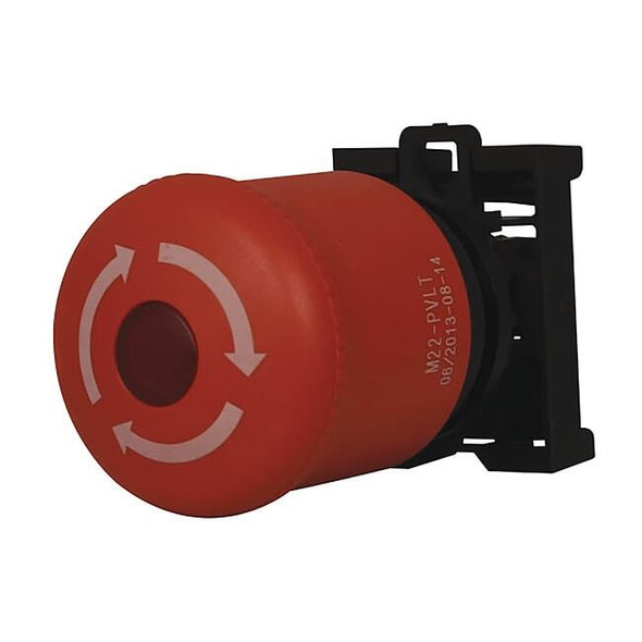 Eaton EmergencyStopPushButton,Red,Illum,22mm M22-PVLT