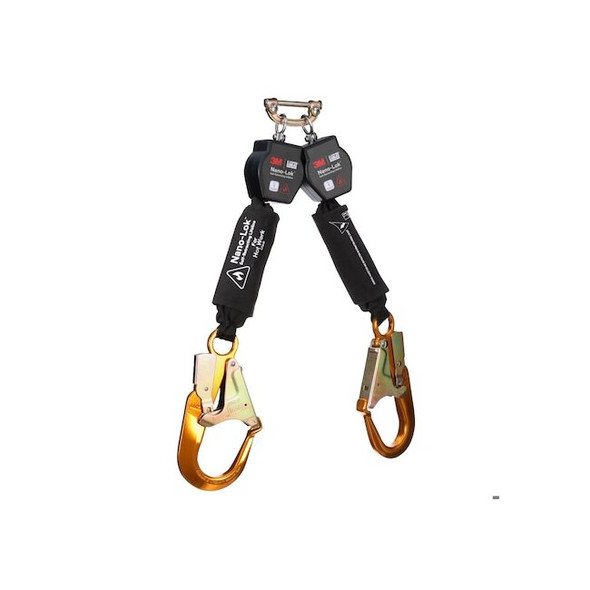 DBI-SALA Self-Retracting Lifeline, 6 ft. Length, Snap Hook, Aluminum, 2 Leg(s)