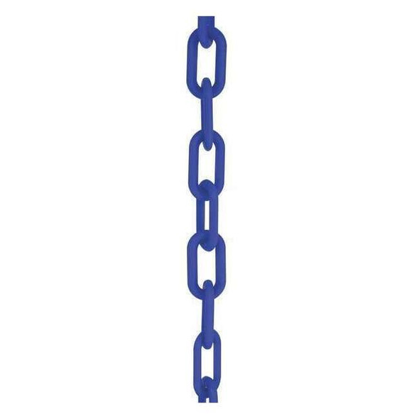 Manufacturer Varies Plastic Chain, Blue, 100 ft Length, Gloss 50006-100