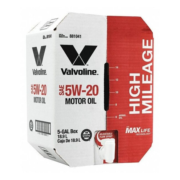 Valvoline Motor Oil,5 gal. Sz,5W-20 SAE Grade,Box 881041