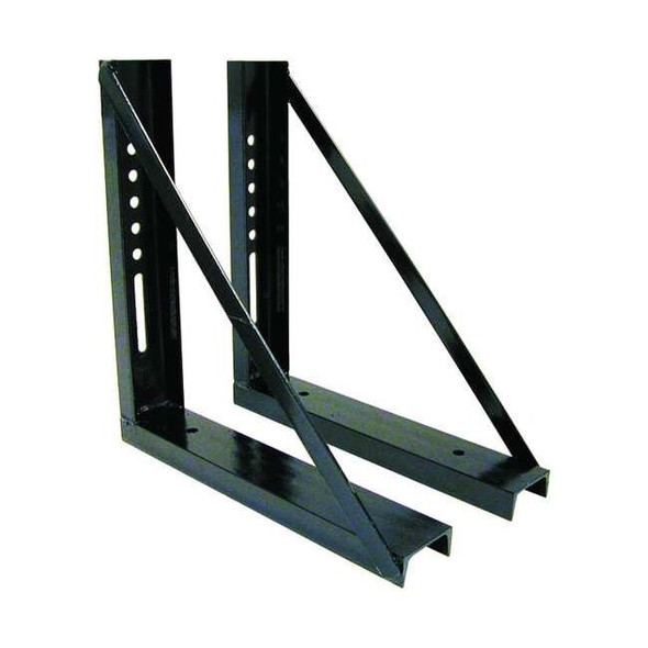 24x24 Inch Welded Black Structural Steel Mounting Brackets
