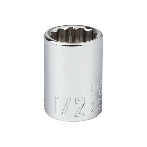 Craftsman Sockets, 1/2" S x 3/8" Drive S SAE 12 Po, CMMT44333 CMMT44333