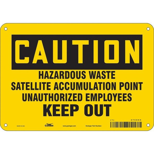 Condor Safety Sign,7 inx10 in,Polyethylene 475X96 Condor Safety Sign,7 inx10 in,Polyethylene 475X96