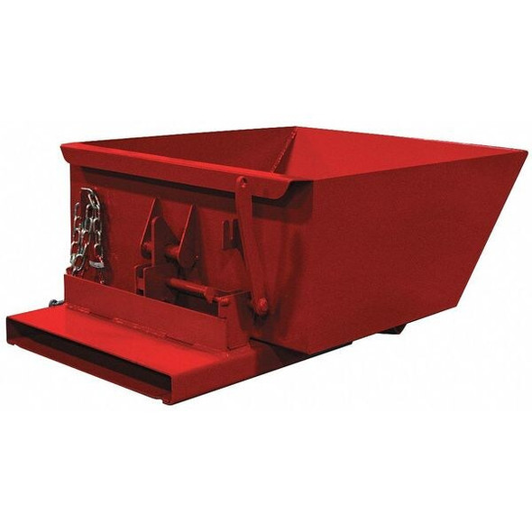 Manufacturer Varies Self-Dumping Hopper,6.8 cu. ft. Cap. 2555LPRed