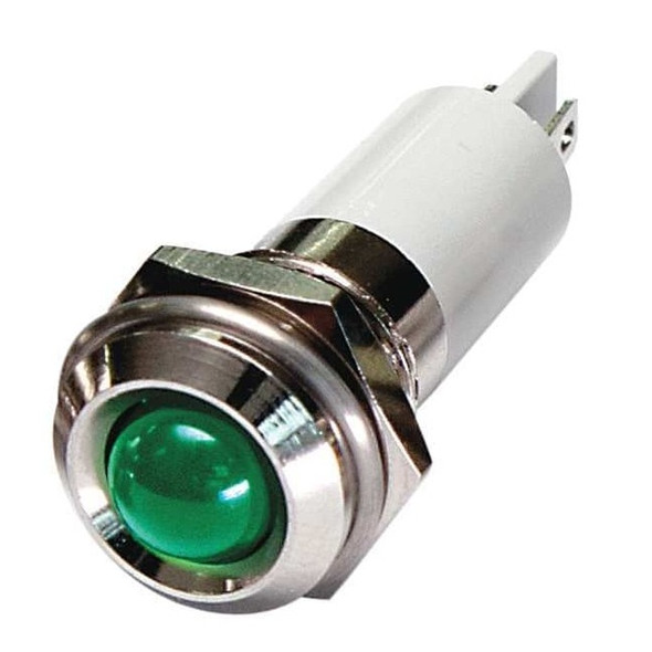 Manufacturer Varies Round Indicator Light,Green,24VDC 24M114