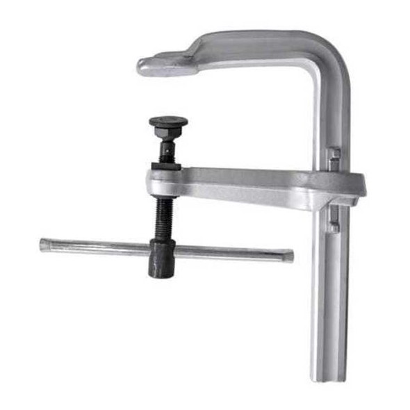 12 in Bar Clamp, Tempered Drop-Forged Steel Handle and 8 in Throat Depth