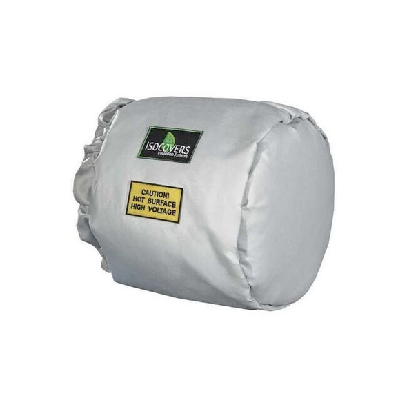 Unitherm 4" x 4" L Fiberglass Insulated End Pipe Jacket 3" Wall IH0406