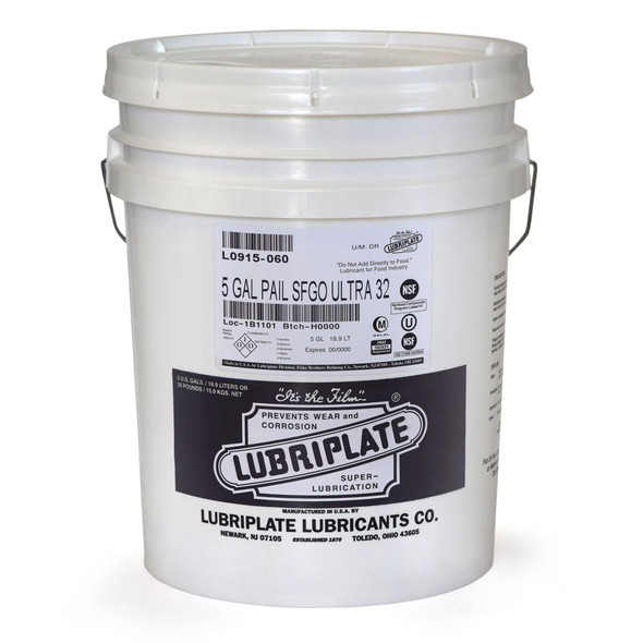Lubriplate Hydraulic Oil,Synthetic,475 F Flash L0915-060