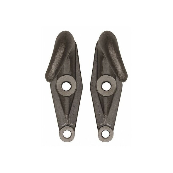 2-Hole Plain Finish Drop-Forged Heavy Duty Towing Hook Pairs
