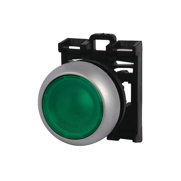 Eaton Ill Mom Pb Sil-bzl Extd Blu, 22.5 mm, Green M22-DL-G