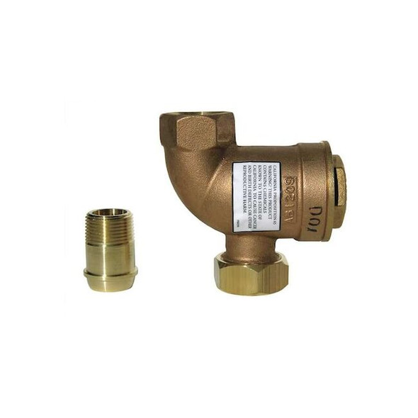 Bell & Gossett Steam Trap,25 psi,Brass,3/4 in,2 Ports 17C-S-3-25