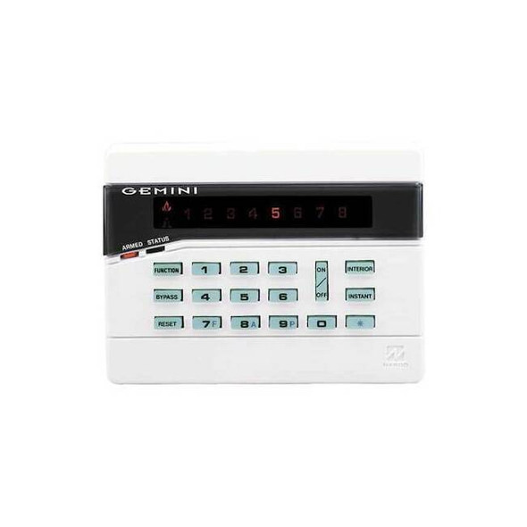 Napco Intrusion System Keypads,5-7/8" W,LCD GEM-RP8