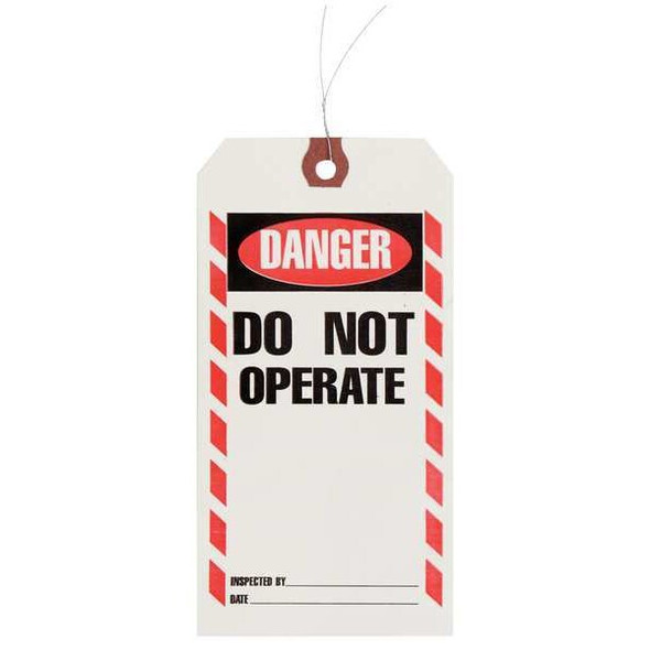 Manufacturer Varies Tag, Paper, 3 1/8 in Width, 6 1/4 in Height, ,1000 PK 1HAB9