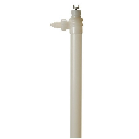 Finish Thompson Drum Pump Tube,40" L,Pure PVDF,2" I.D. DPFV012