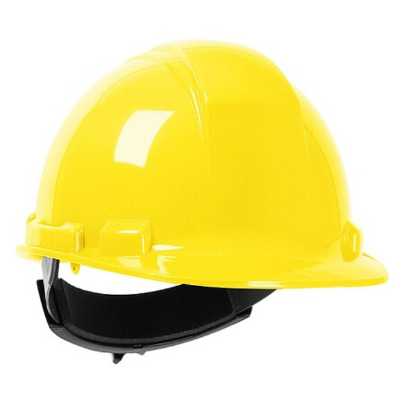 Hard Hat, Dynamic, HDPE, 4 Point Ratchet, Type 1, Class E, Yellow