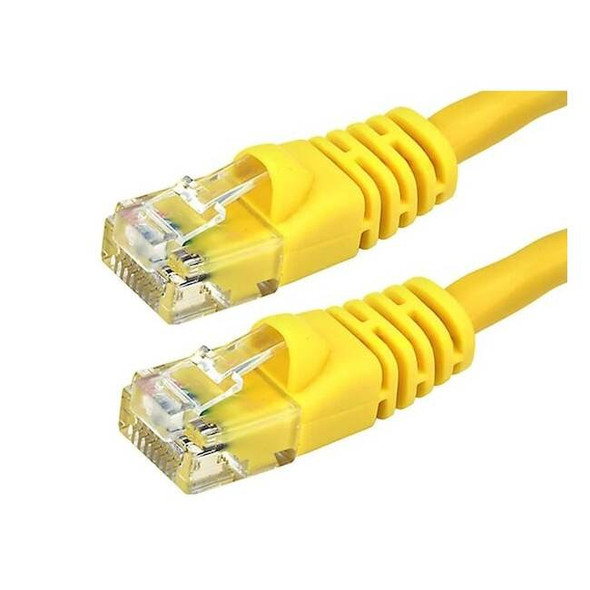 Monoprice Patch Cord,Cat 5e,Booted,Yellow,3.0 ft. 2135
