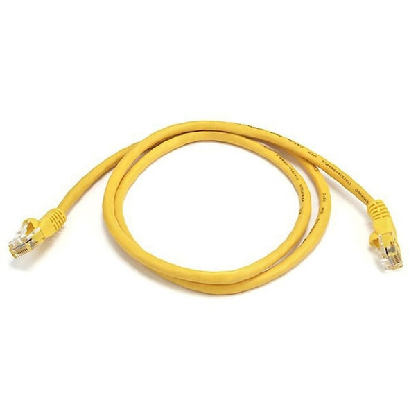 Monoprice Patch Cord,Cat 5e,Booted,Yellow,3.0 ft. 2135