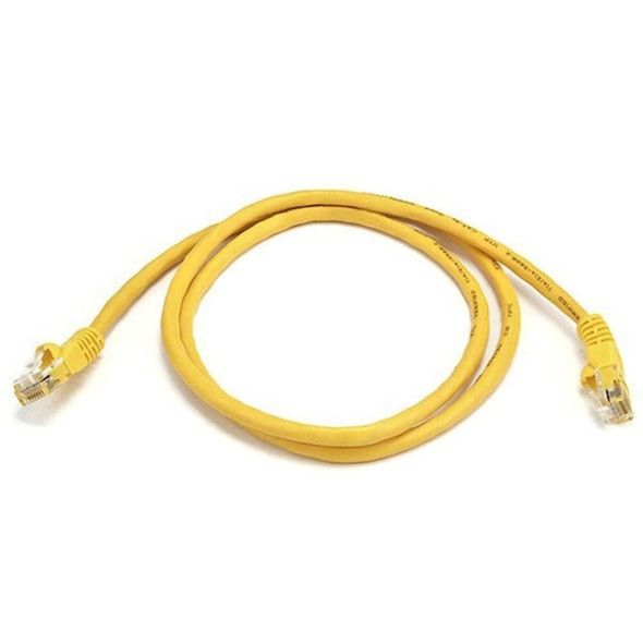 Monoprice Patch Cord,Cat 5e,Booted,Yellow,3.0 ft. 2135