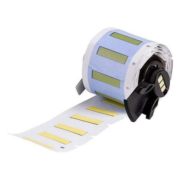 Brady Sleeve Label, Yellow, Polyolefin, 1 in W M6-125-1-342-YL