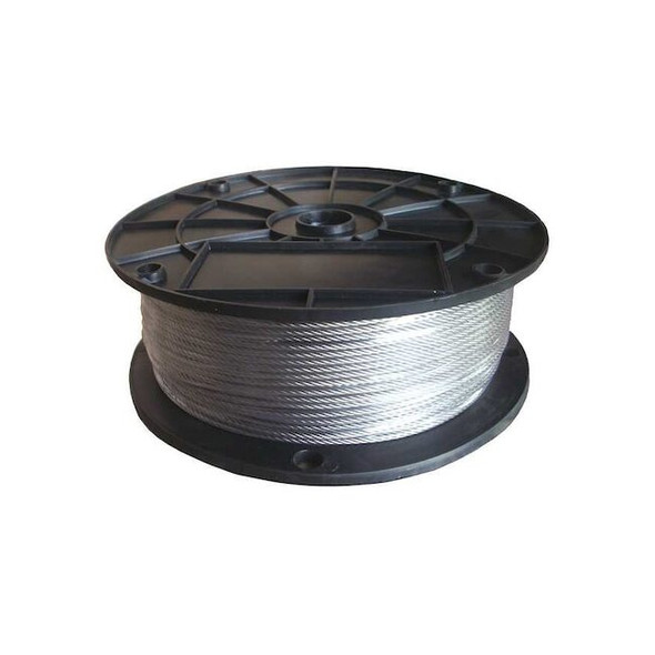 Manufacturer Varies Wire Rope,250 ft L,1/4 in dia.,1,640 lb 33RG78