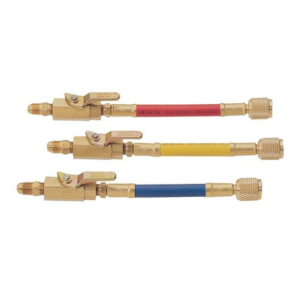Mastercool Straight and Manual Shut-Off Valve Set 90262