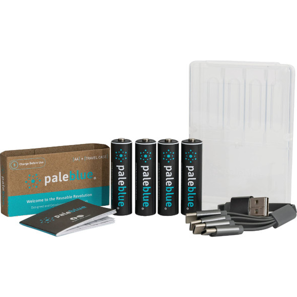 Paleblue AA Lithium-Ion Rechargeable Battery (4-Pack) PB-AA-C