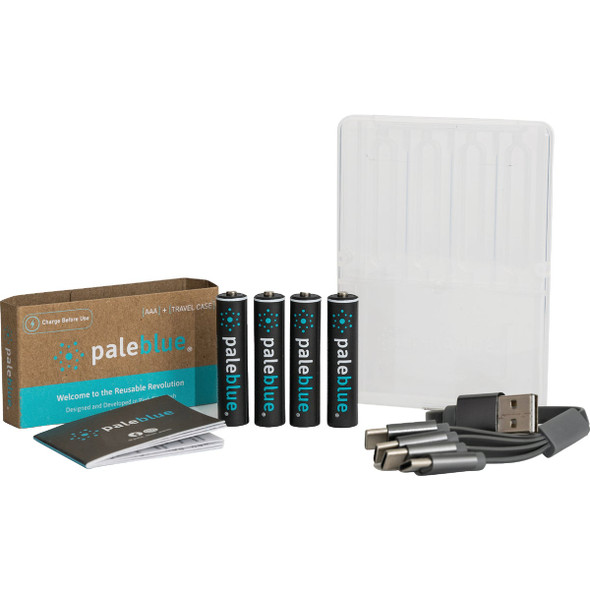 Paleblue AAA Lithium-Ion Rechargeable Battery (4-Pack) PB-AAA-C