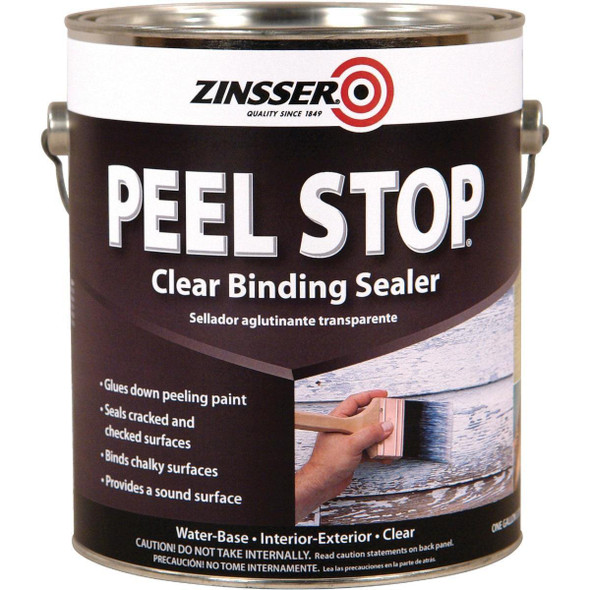 60001 Zinsser Peel Stop Binding Interior/Exterior Primer, Clear, 1 Gal.