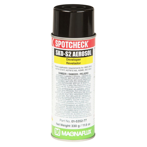 01-5352-78 Magnaflux SKD-S2 Spotcheck® Developer, Solvent Based, 16 oz, Aerosol