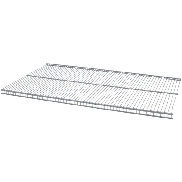 1813123645 Organized Living FreedomRail 3 Ft. W. x 12 in. D Profile Ventilated Closet Shelf, Nickel