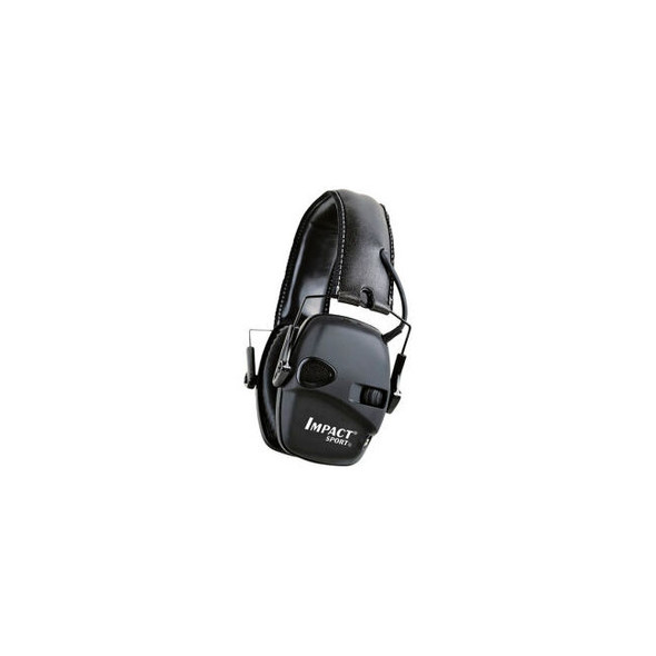 Howard Leight 1030942 Impact Sport Folding Electronic Earmuff Black NRR 22 dB