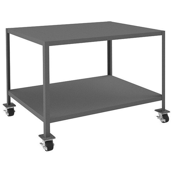 Durham Mfg Mbl Mach Table,36x48x36,3000 lb,2 Shlf MTM364836-3K295