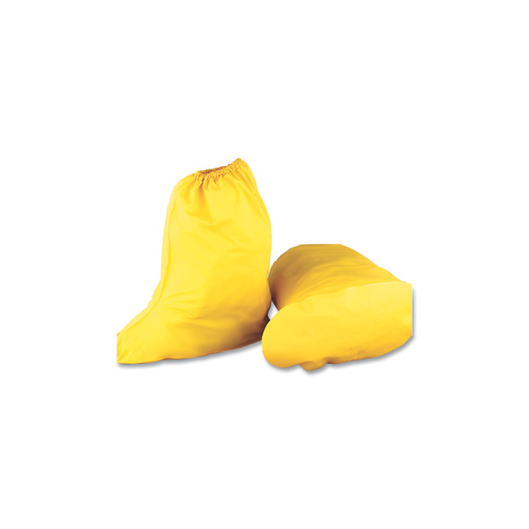 PVC Boot/Shoe Covers, Large, PCV, Yellow