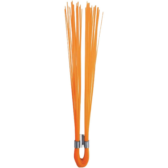 Site Pro Salamander 6 In. Dual-Crimp Stake Wisker Marker, Flo Orange 19-SDW6-FO Site Pro Salamander 6 In. Dual-Crimp Stake Wisker Marker, Flo Orange 19-SDW6-FO