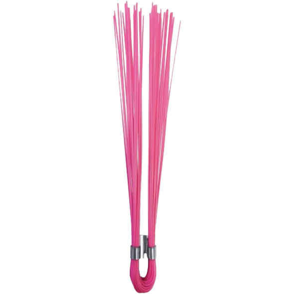Site Pro Salamander 6 In. Dual-Crimp Stake Wisker Marker, Flo Pink 19-SDW6-FP