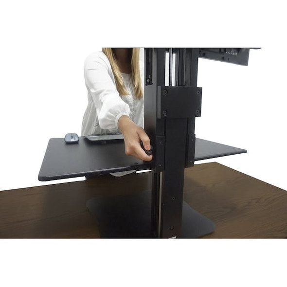 Victor Technology Standing Desk Converter,28 in W,Black DC350A